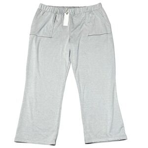 Berkshire Homewear Women's Lounge Pants 2X Gray Fleece Lined NWT